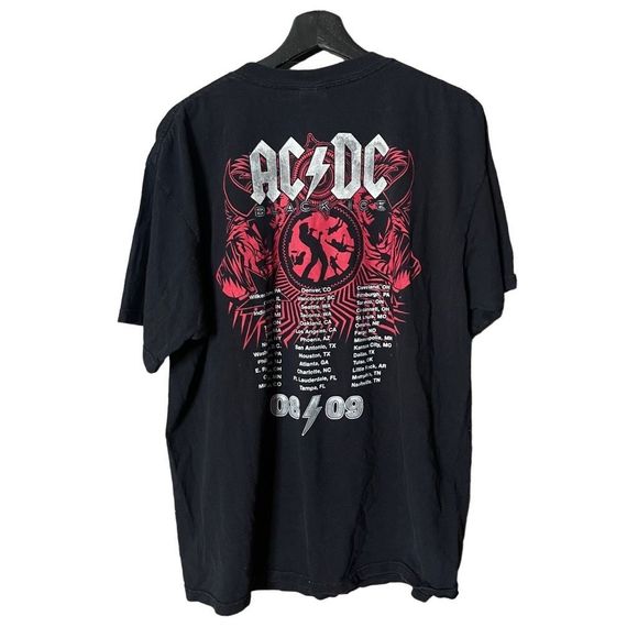 2008 AC/DC Rock N Roll Train Black Ice T Shirt XL - Picture 2 of 3